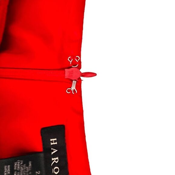 Vintage Harold’s Red ￼ Skirt ￼ Wool, And Cashmere Blend Size 2 - Picture 4 of 15